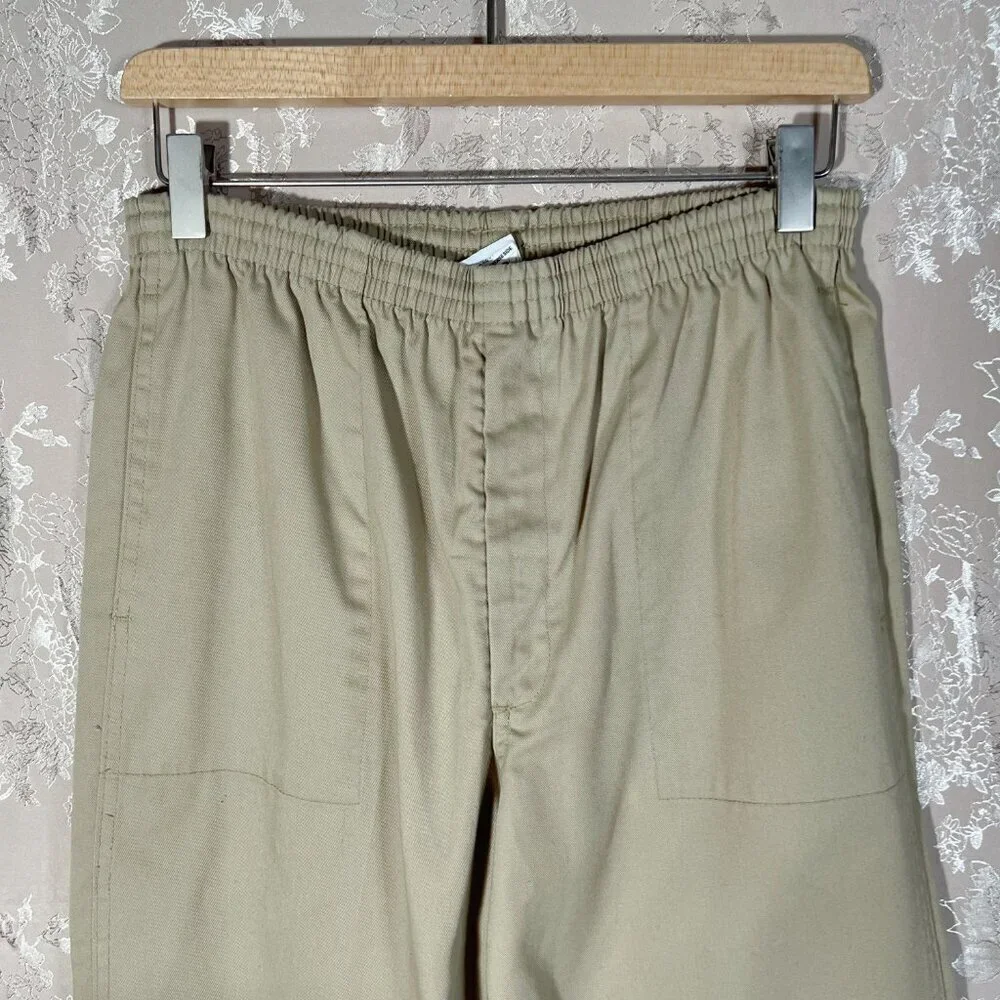 Vintage Levi's Men's Khaki Drawstring Straight Leg Pants Size M